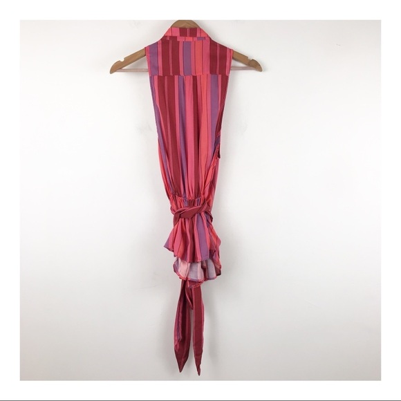 NWT Free People Mackenzie Wrap Top in Floral Combo Size Small - Picture 5 of 11